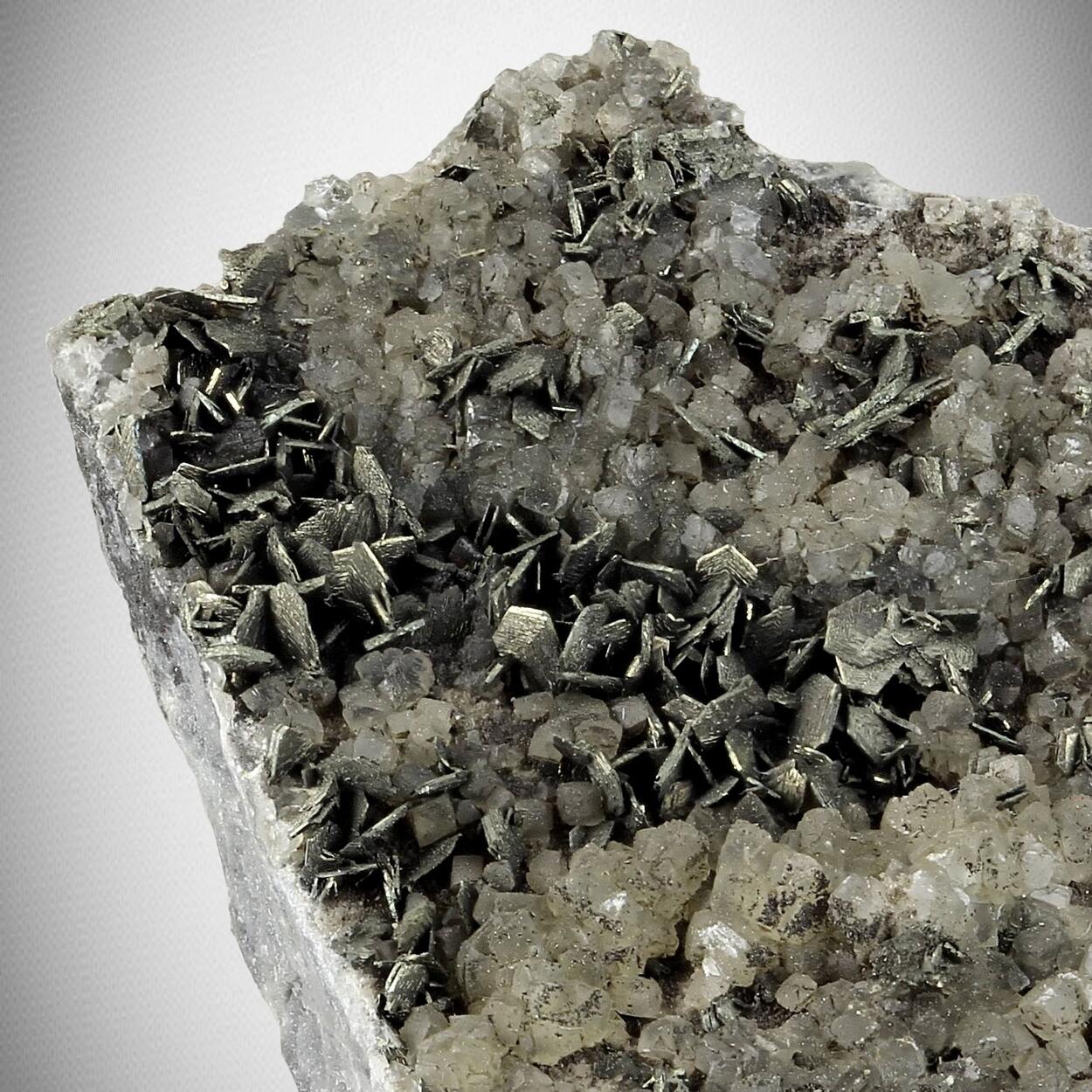 Marcasite With Calcite