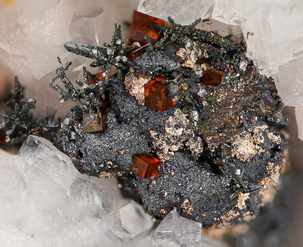 Bariopharmacosiderite Silver & Arsenopyrite