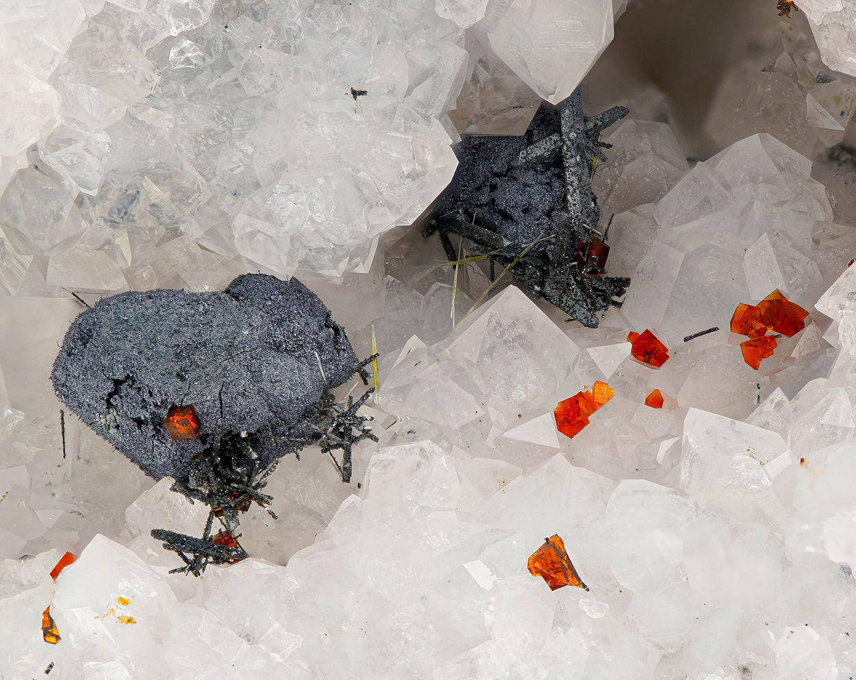 Bariopharmacosiderite Silver & Arsenopyrite