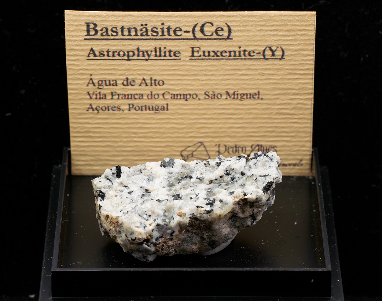 Bastnäsite-(Ce) Astrophyllite & Euxenite-(Y)