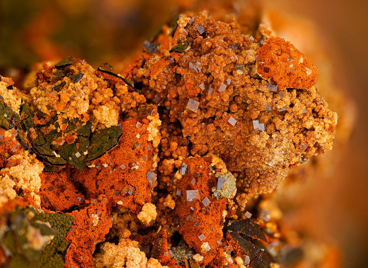 Pharmacosiderite & Arseniosiderite