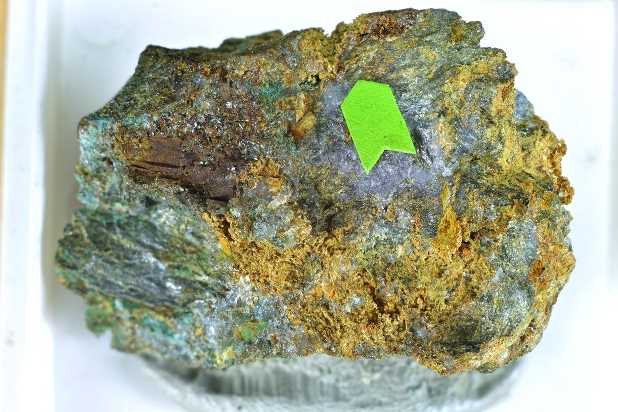 Wallkilldellite-(Fe) Atacamite