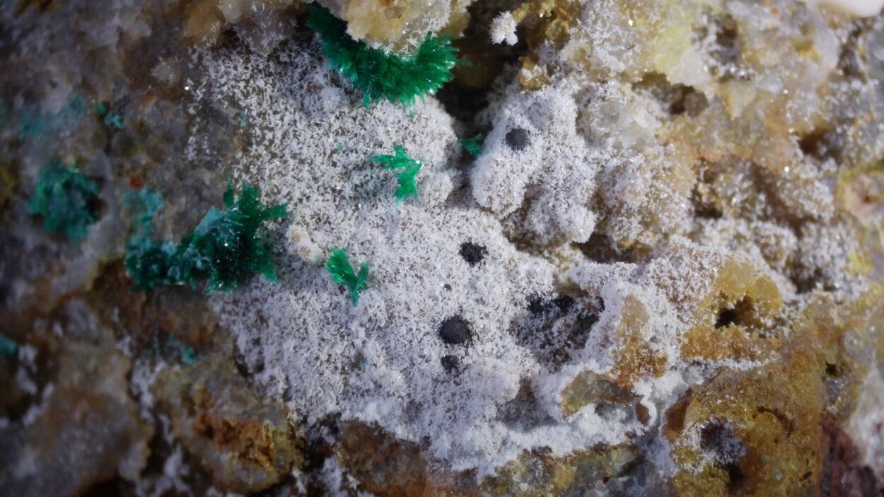 Pyromorphite & Malachite