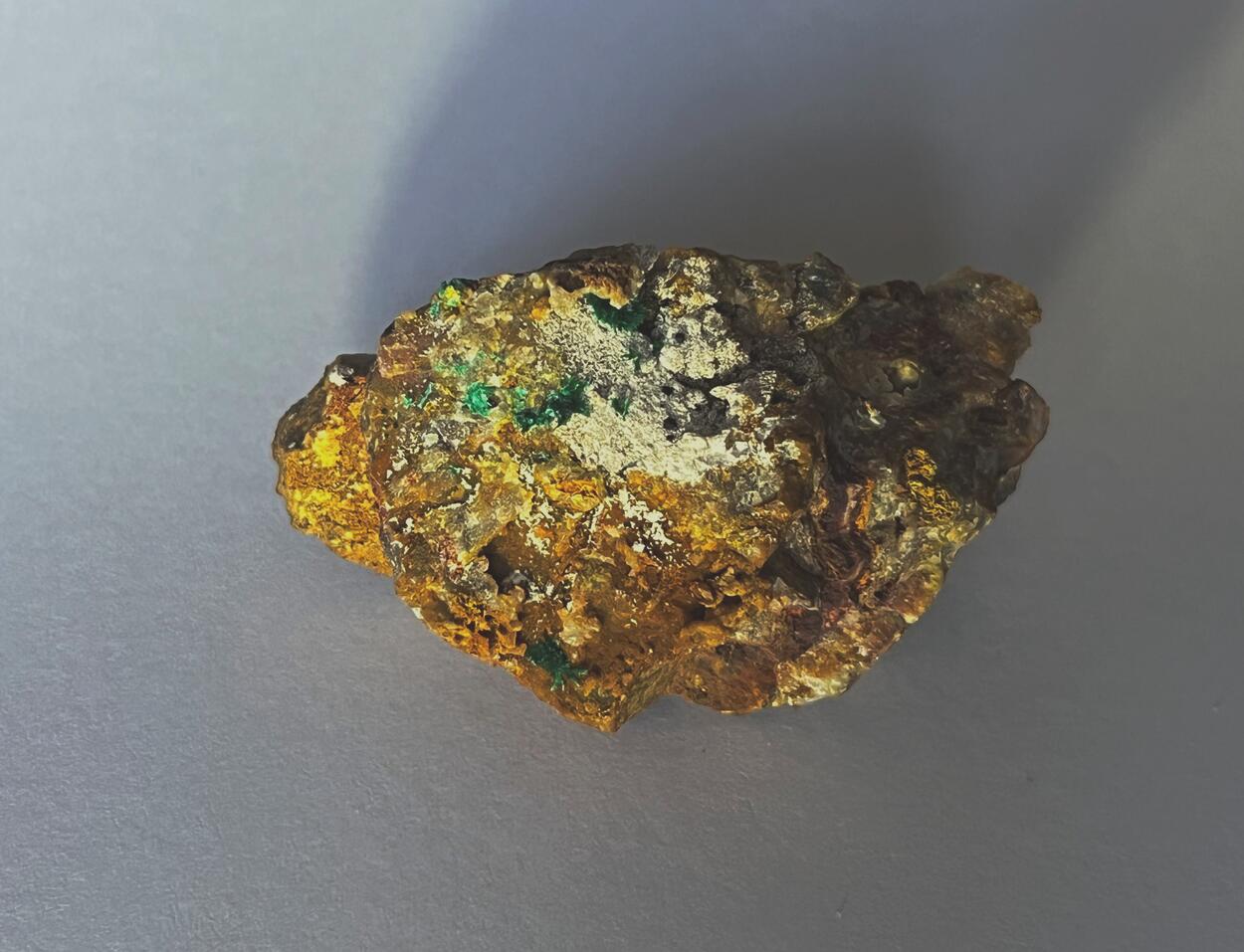 Pyromorphite & Malachite