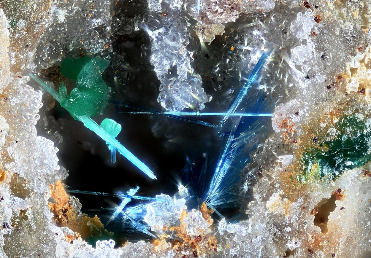 Connellite & Malachite