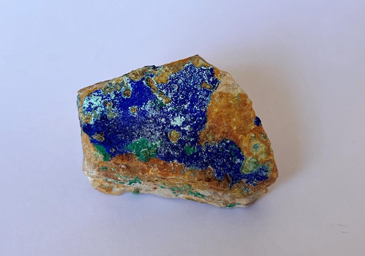 Strontianite & Azurite