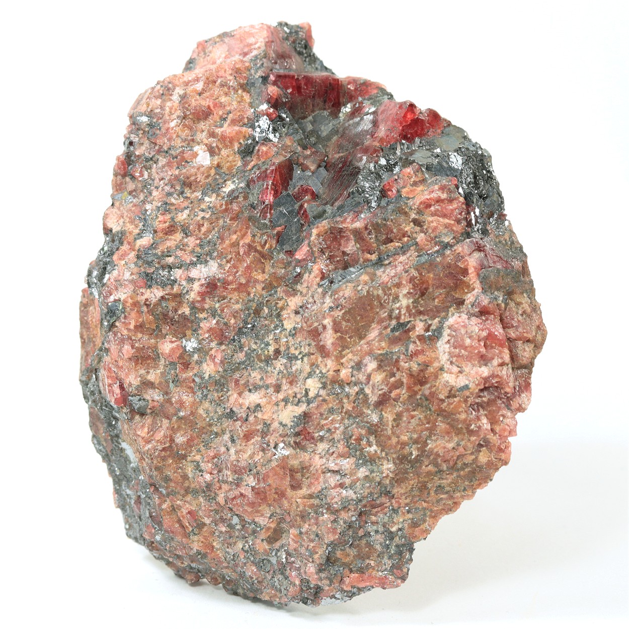 Rhodonite With Galena