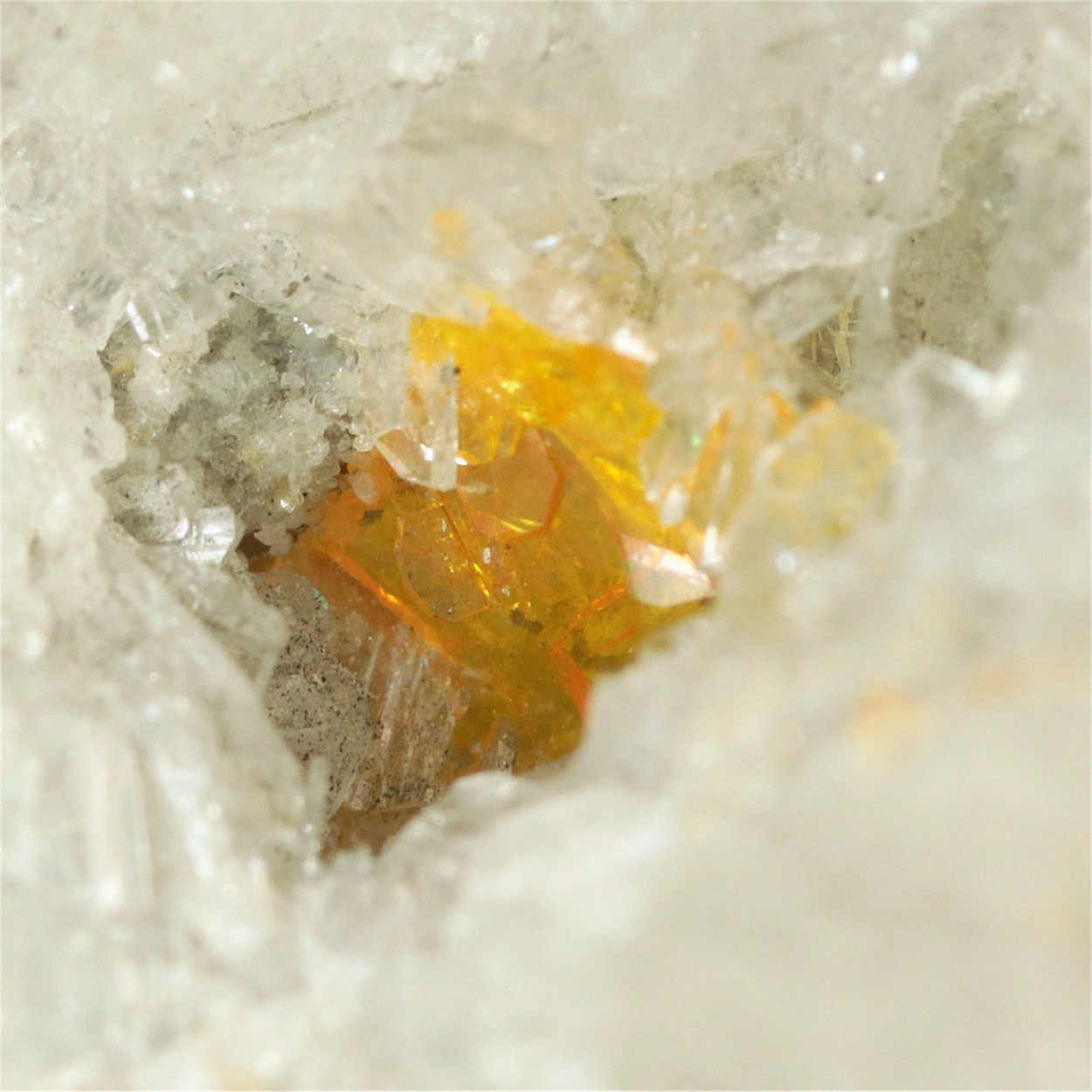 Wulfenite With Hemimorphite