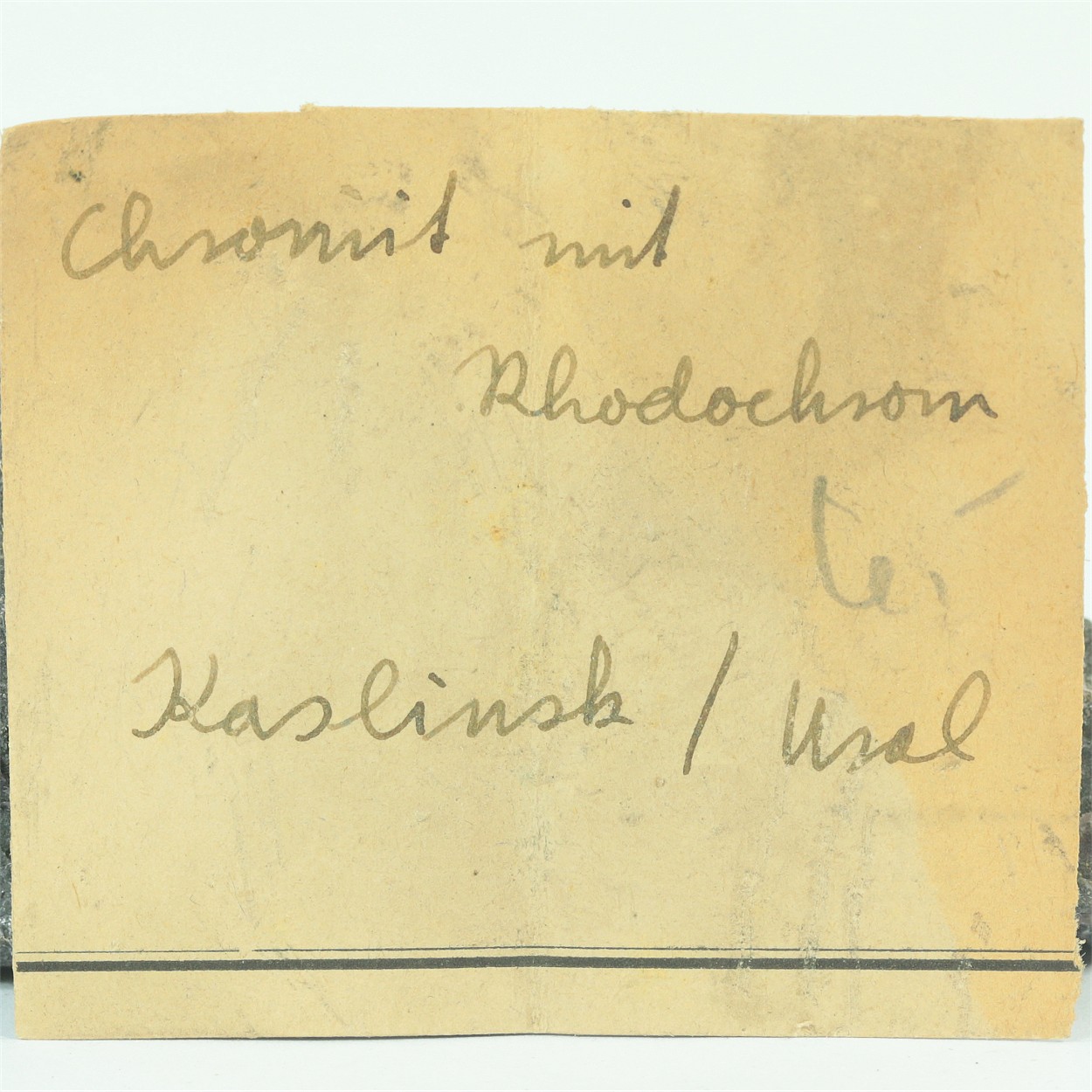 Chromite With Clinochlore