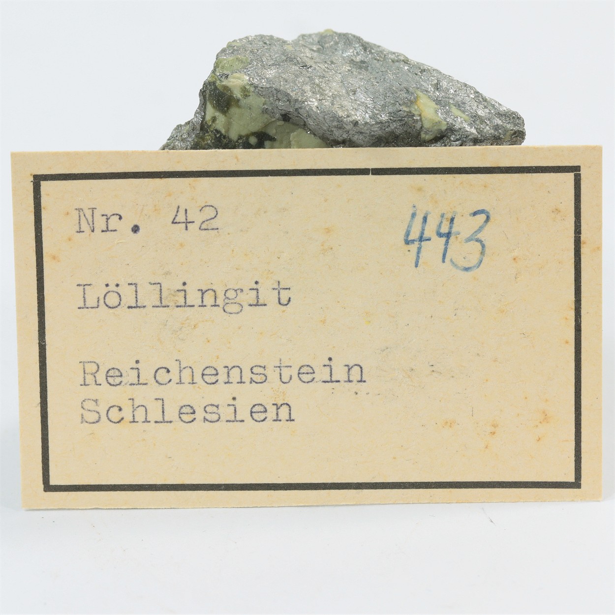 Löllingite With Serpentine