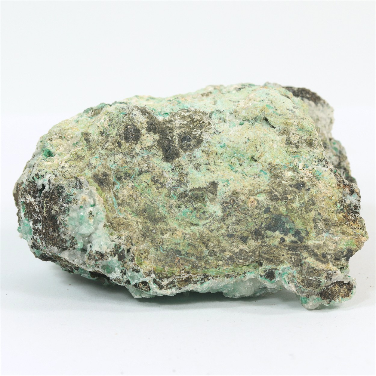 Smithsonite With Calcite & Malachite