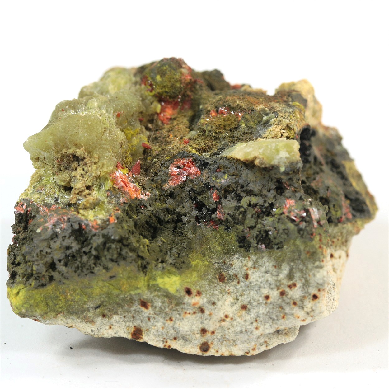 Vauquelinite With Crocoite