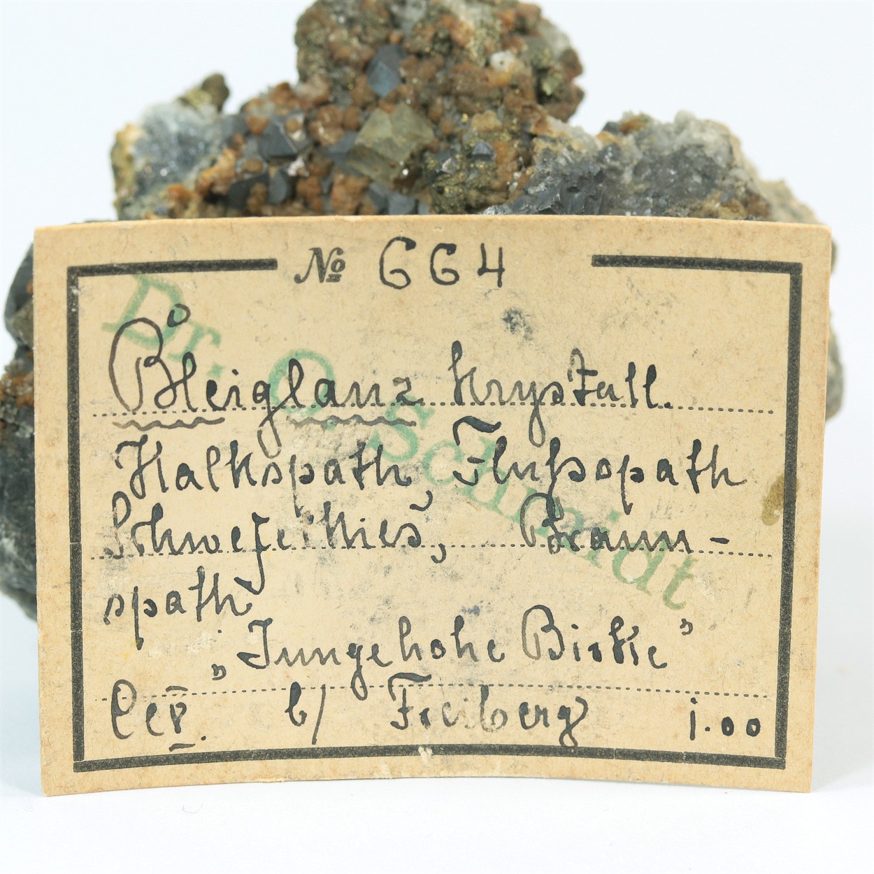 Galena With Fluorite & Siderite & Pyrite & Quartz