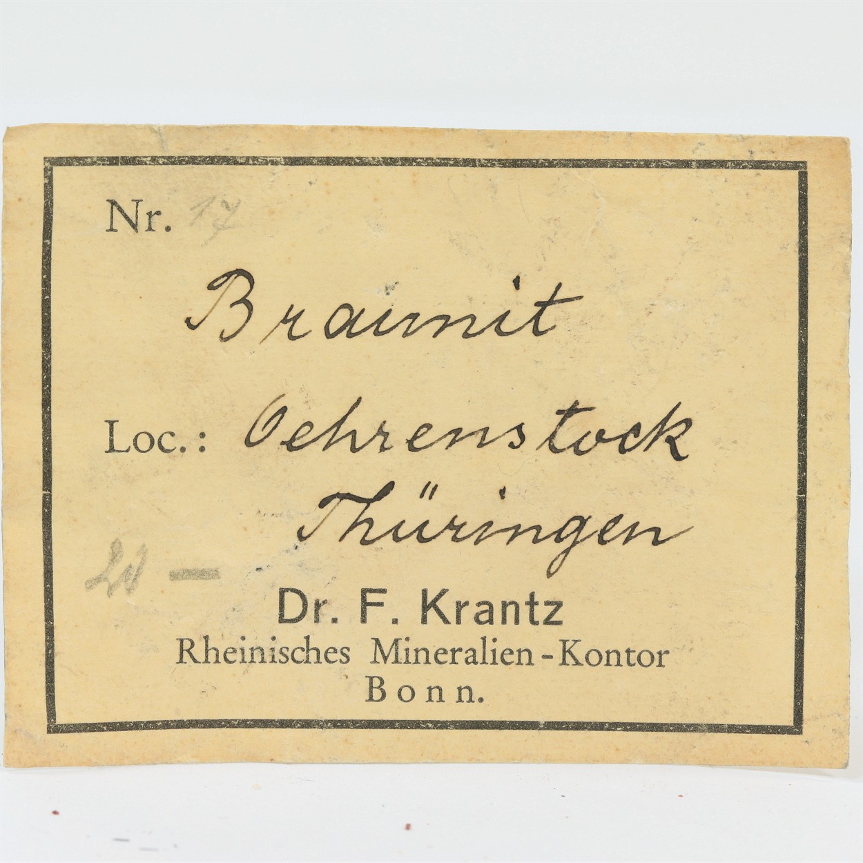 Braunite With Baryte