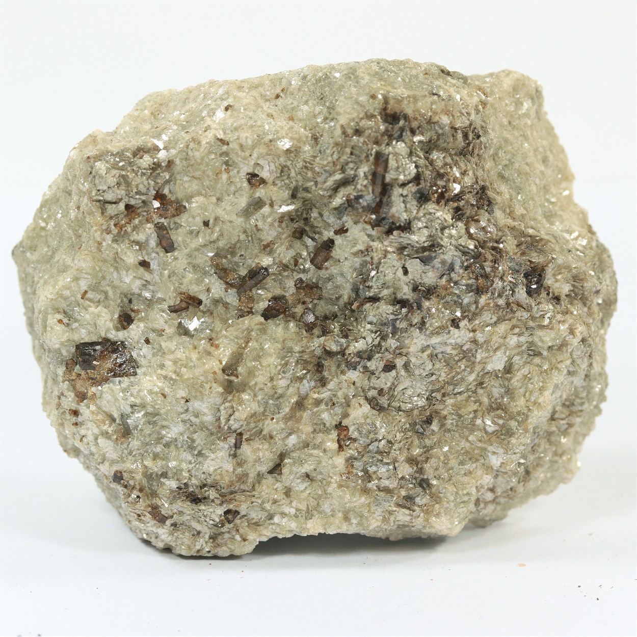 Tourmaline Var Dravite With Paragonite