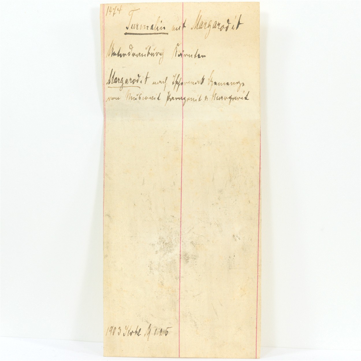 Tourmaline Var Dravite With Paragonite