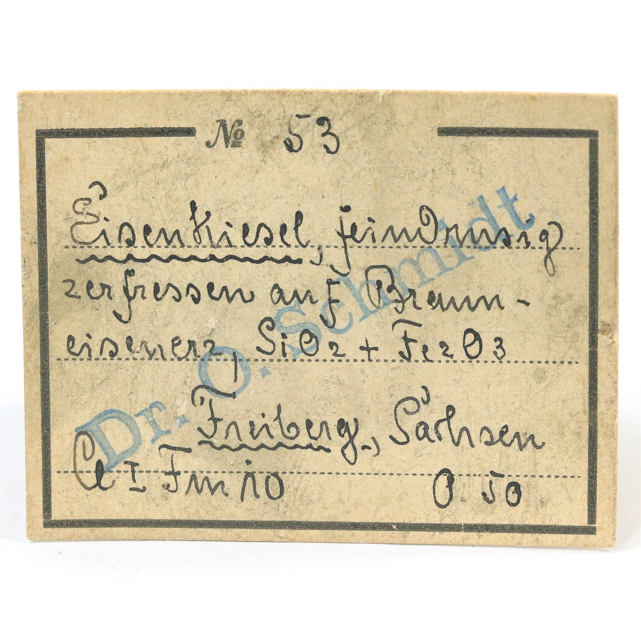 Quartz Var Eisenkiesel With Goethite