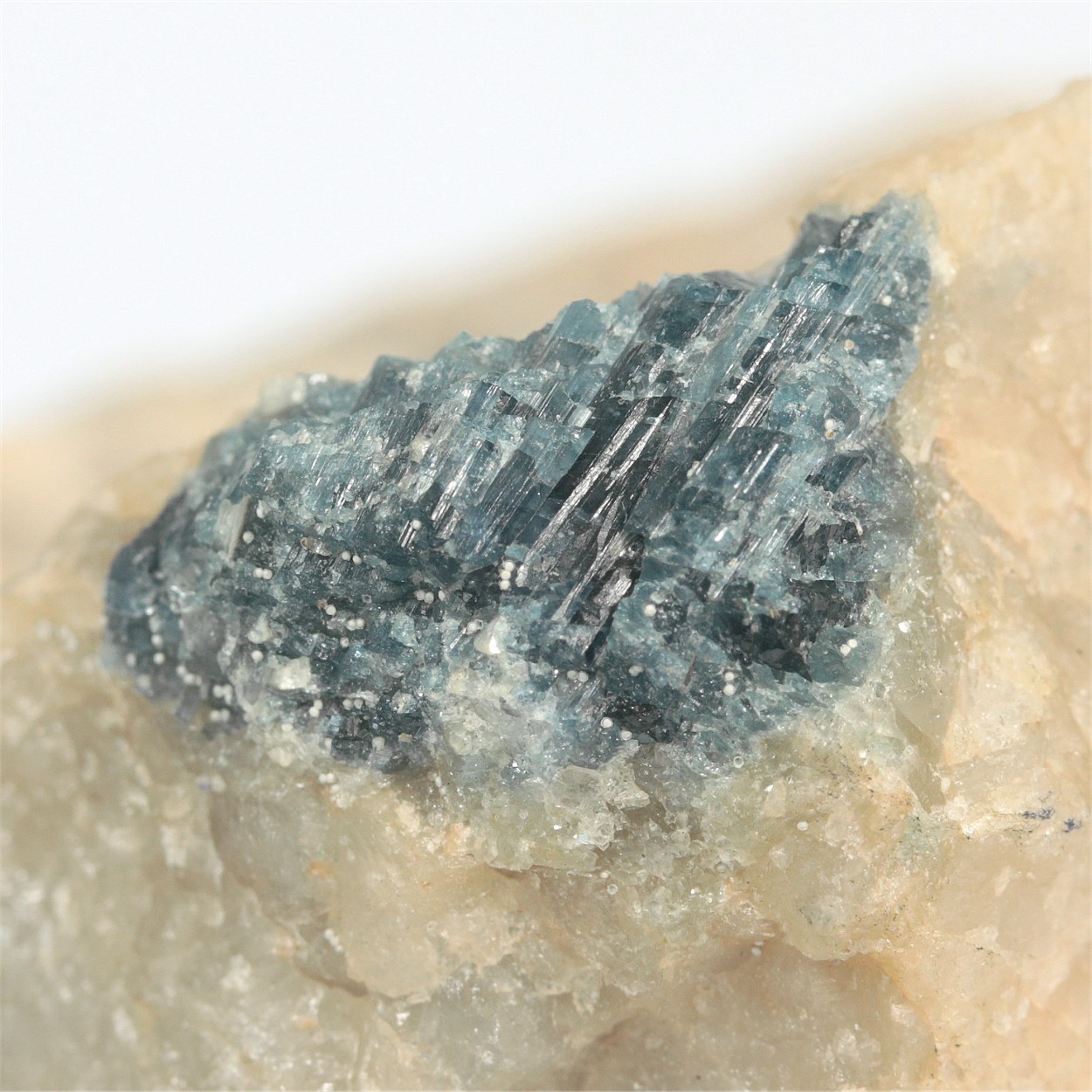Tourmaline Var Indicolite With Petalite