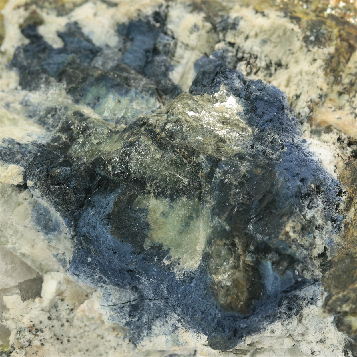 Phosphosiderite With Vivianite & Phosphophyllite