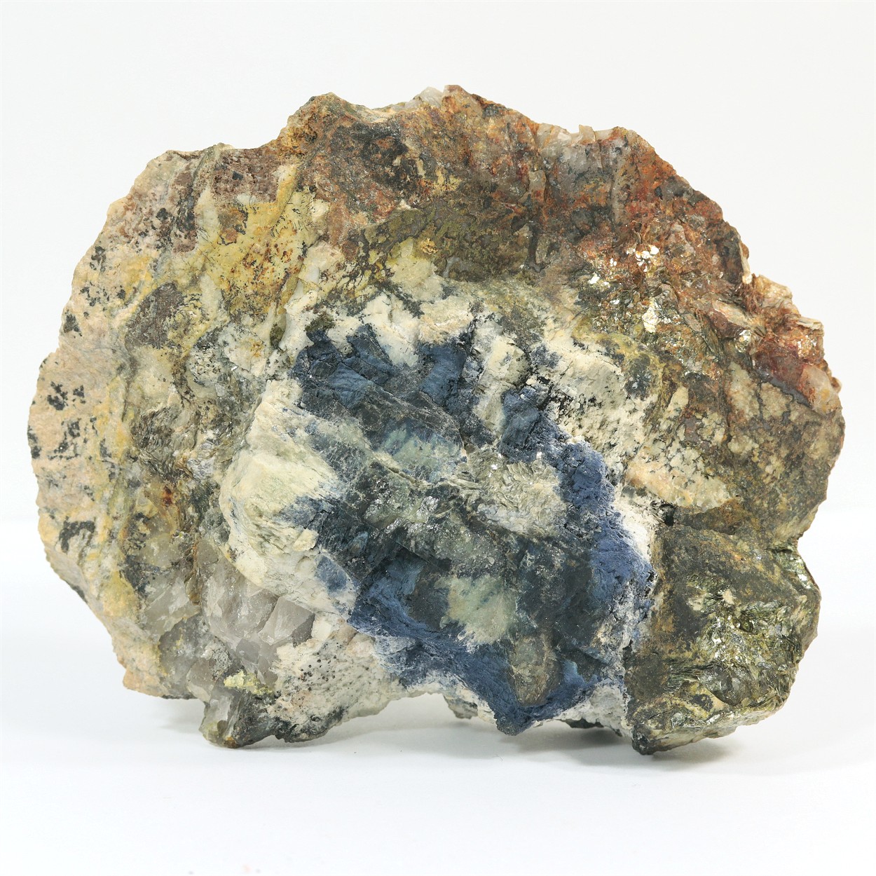 Phosphosiderite With Vivianite & Phosphophyllite