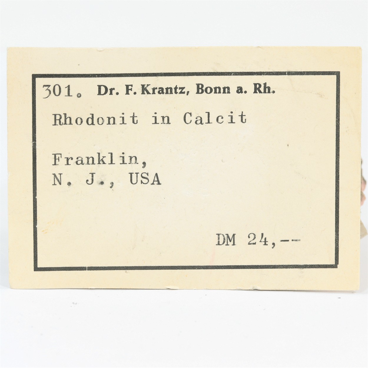 Rhodonite With Calcite & Franklinite & Mica