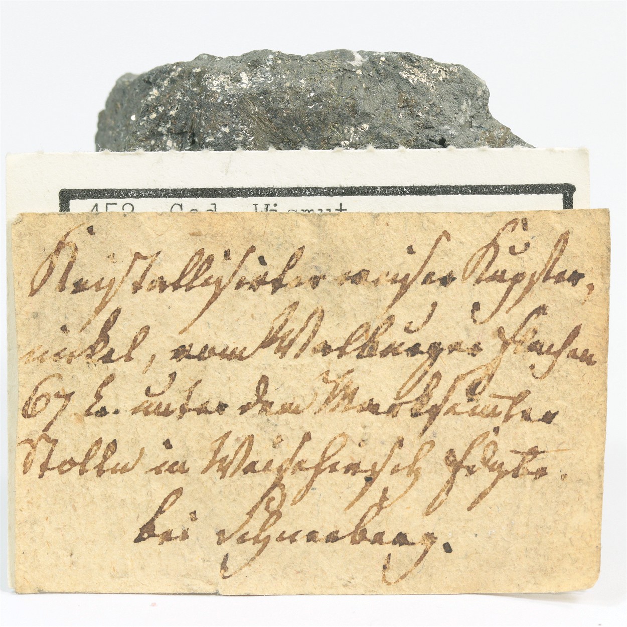 Native Bismuth With Nickelskutterudite