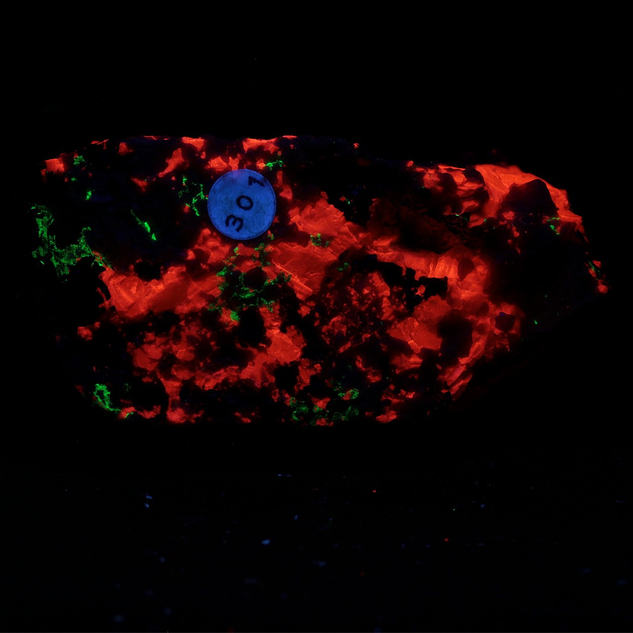 Rhodonite With Calcite & Franklinite & Mica