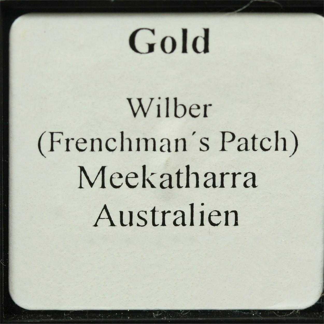 Native Gold With Limonite