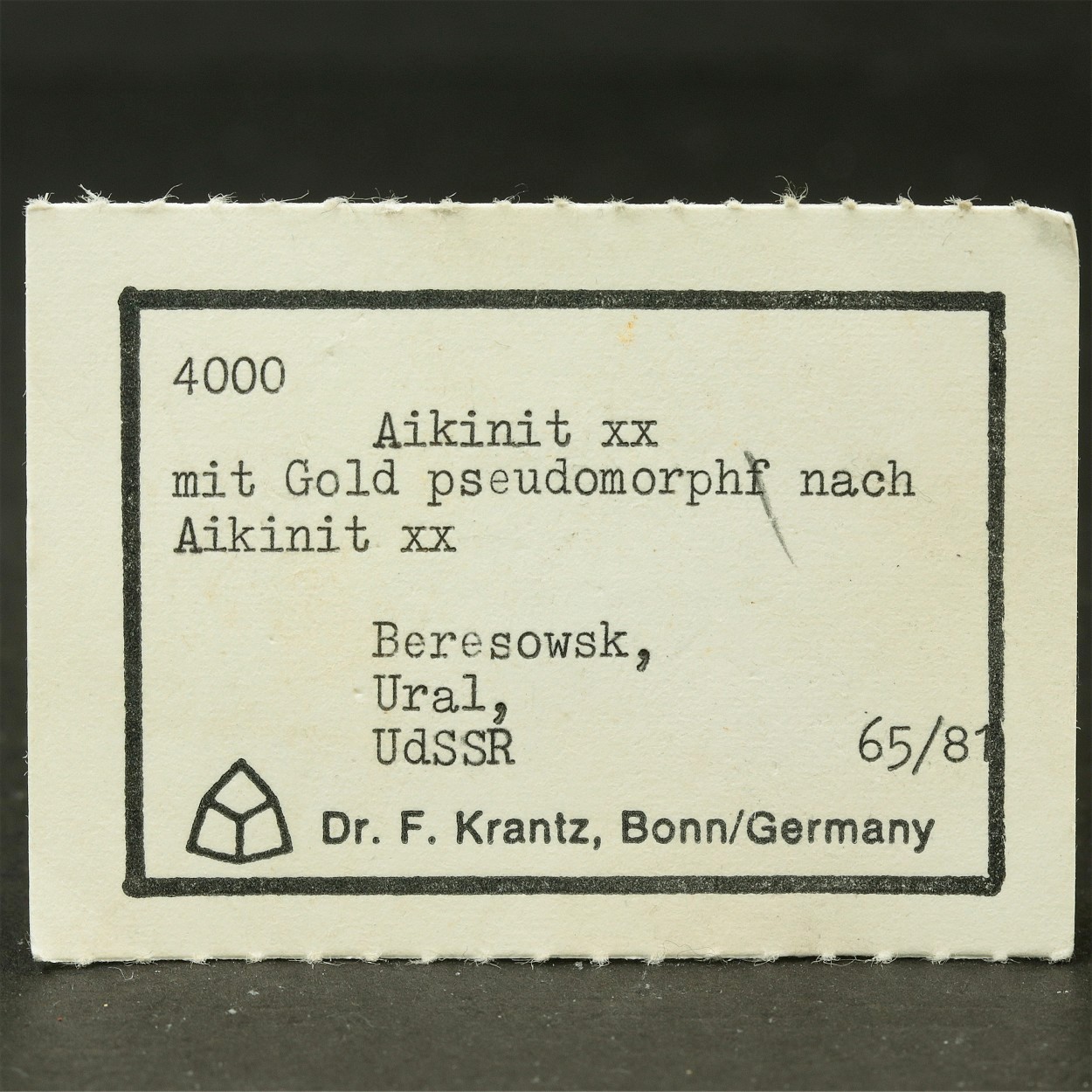 Native Gold With Aikinite Malachite Azurite & Limonite