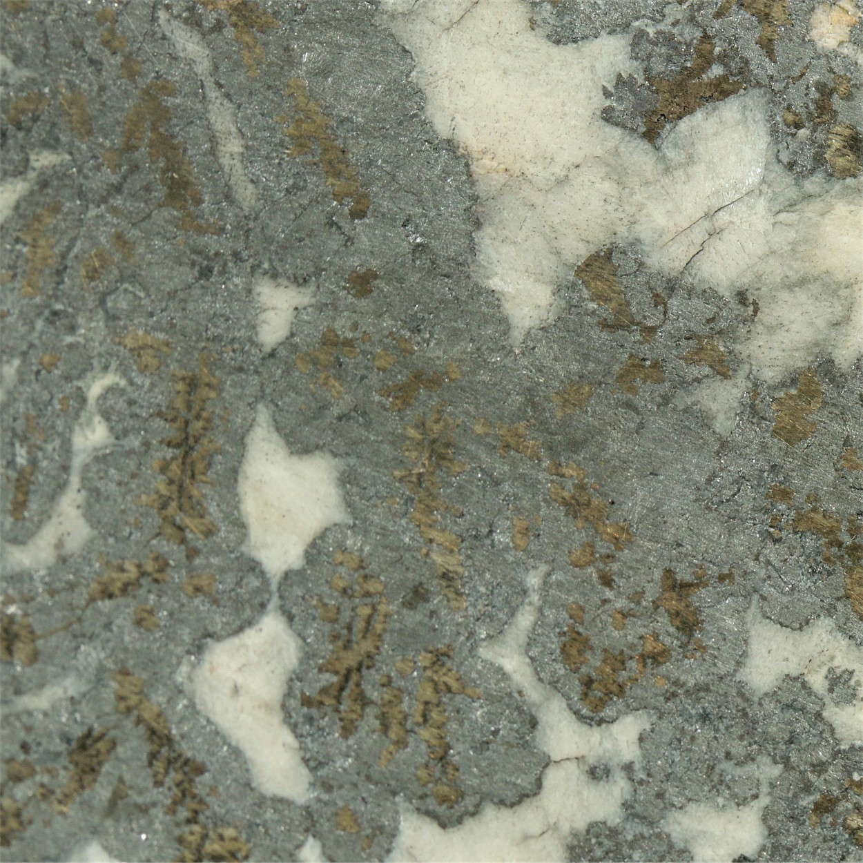 Native Silver With Calcite & Safflorite