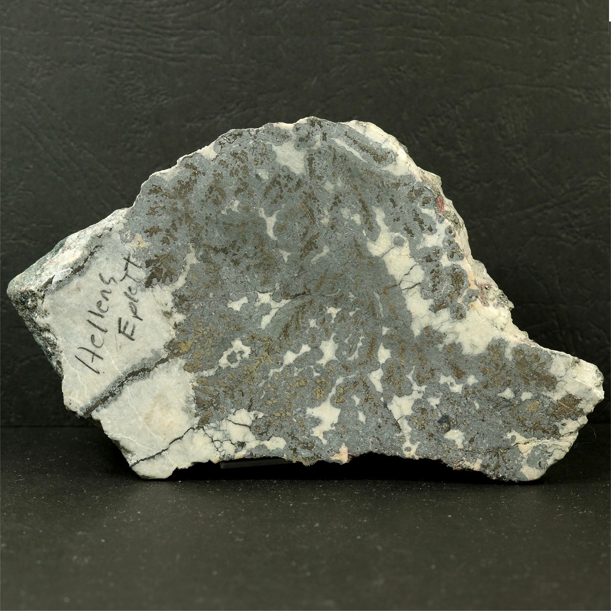 Native Silver With Calcite & Safflorite