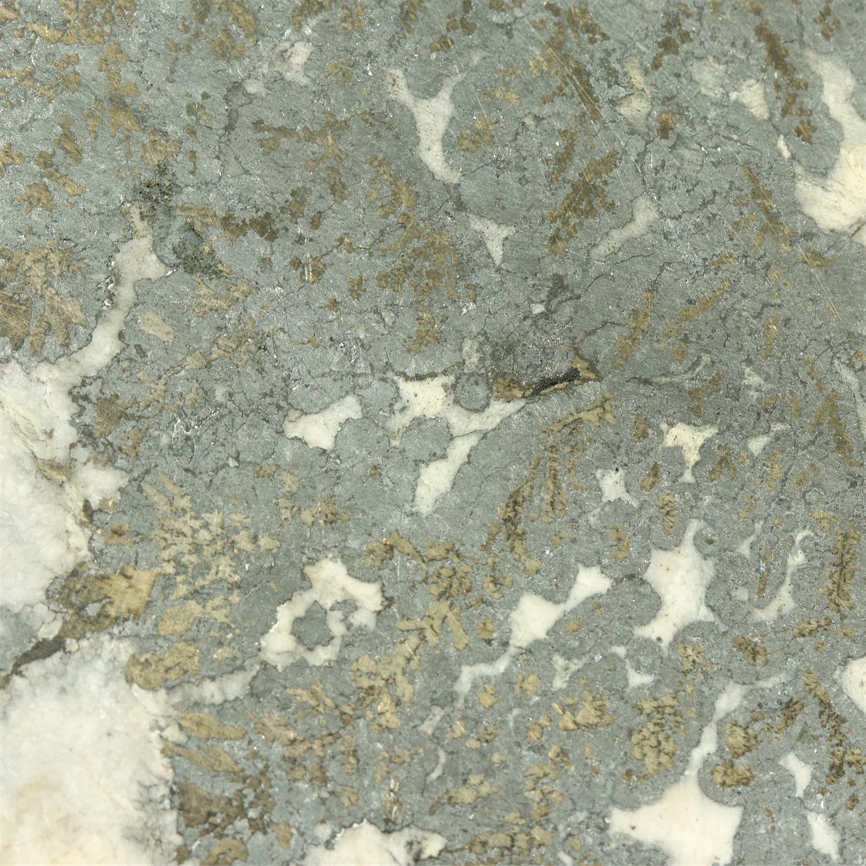 Native Silver With Calcite & Safflorite