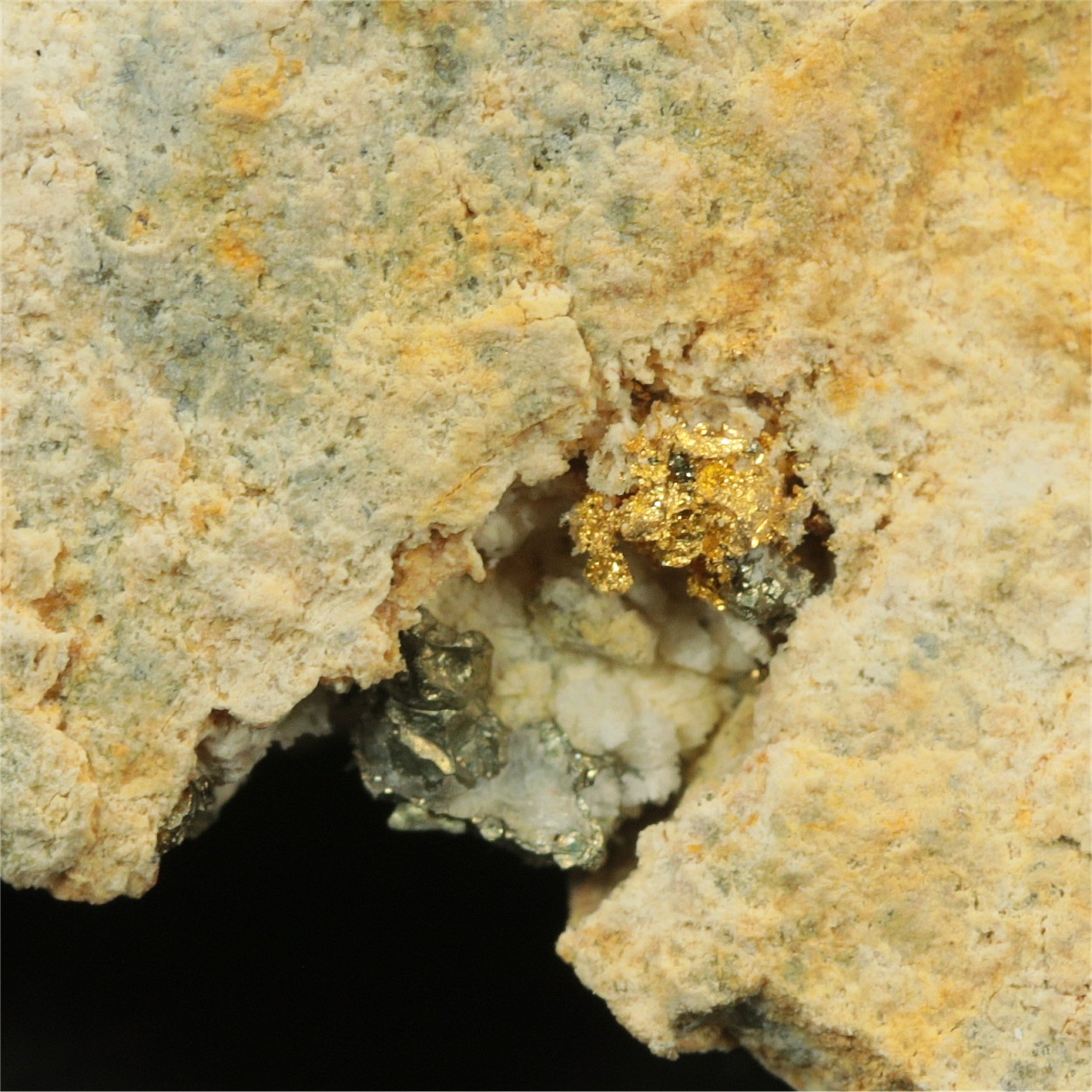 Native Gold With Sylvanite