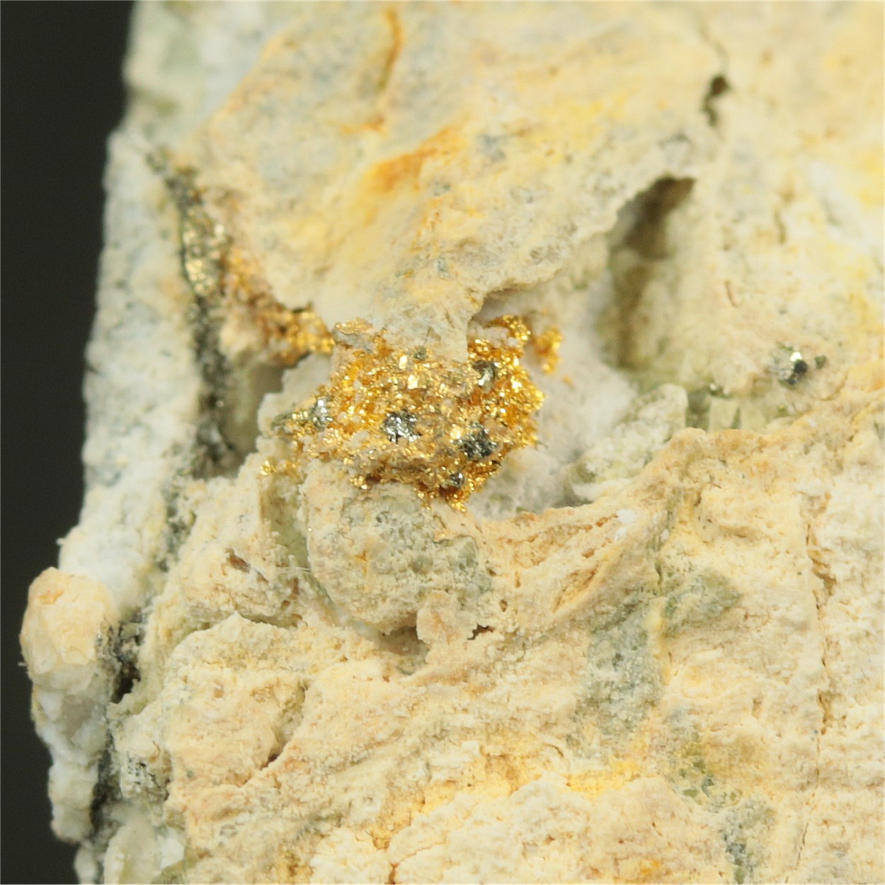 Native Gold With Sylvanite