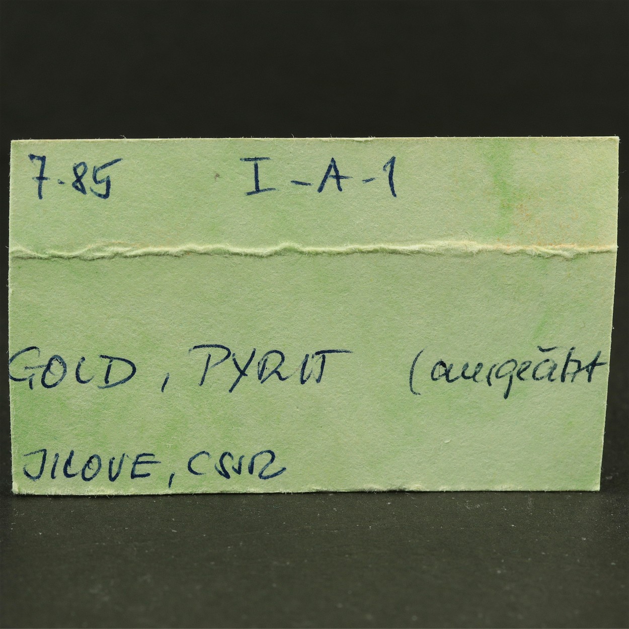 Native Gold With Pyrite