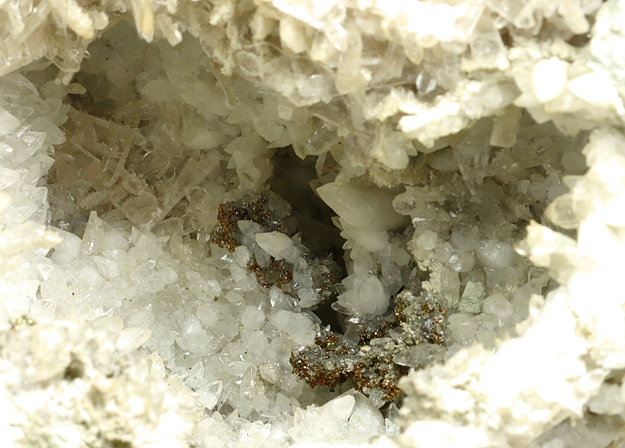 Celestine & Calcite Pyrite