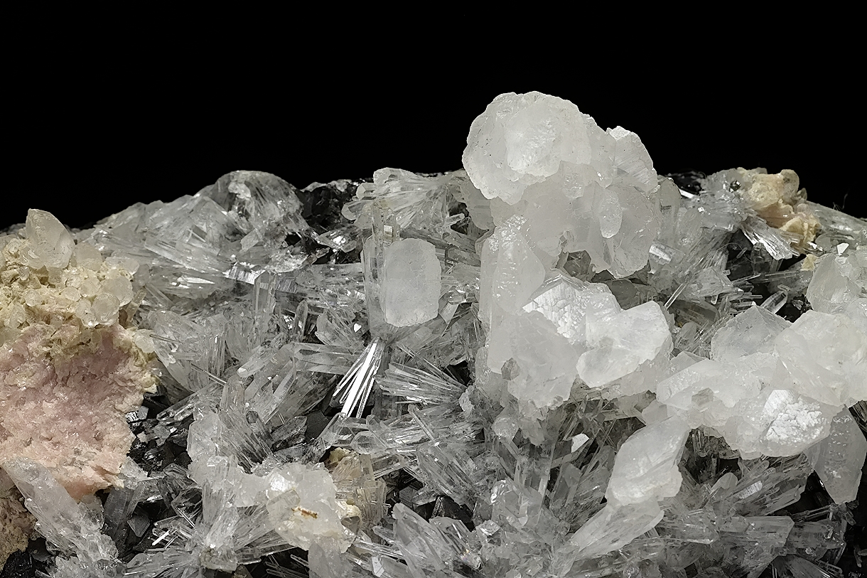 Calcite Quartz & Rhodochrosite