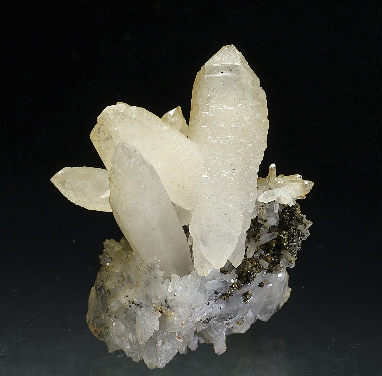 Quartz Baryte Chalcopyrite