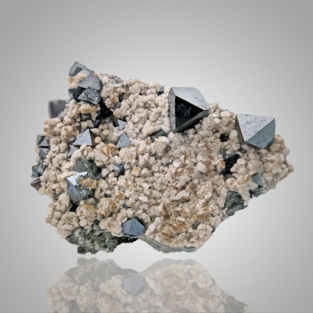 Magnetite & Orthoclase