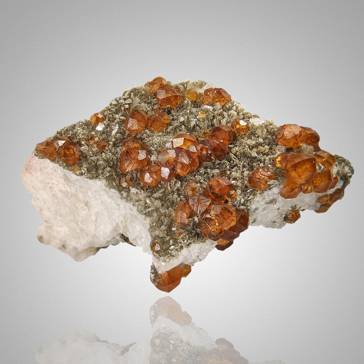 Spessartine & Muscovite