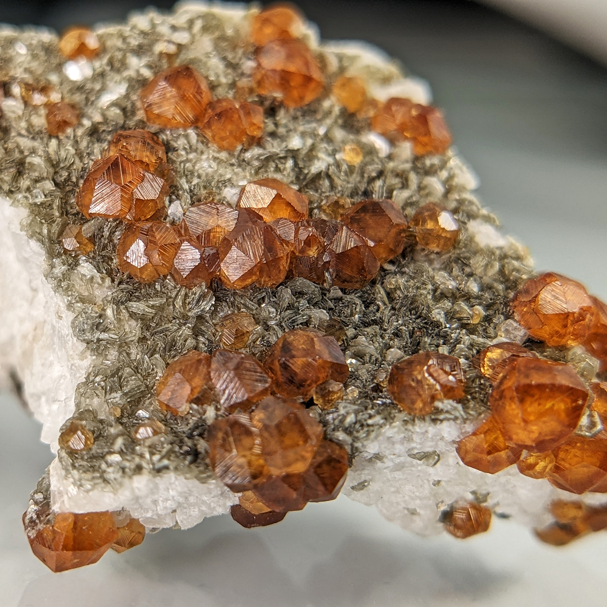 Spessartine & Muscovite
