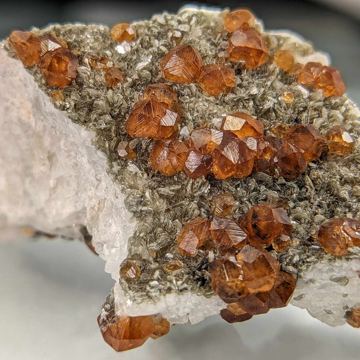 Spessartine & Muscovite