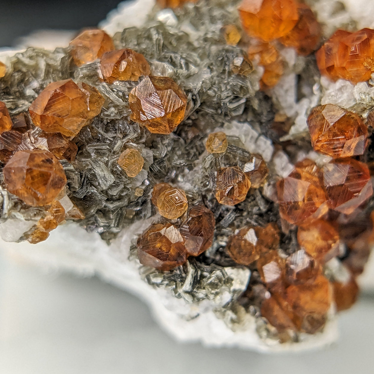 Spessartine & Muscovite