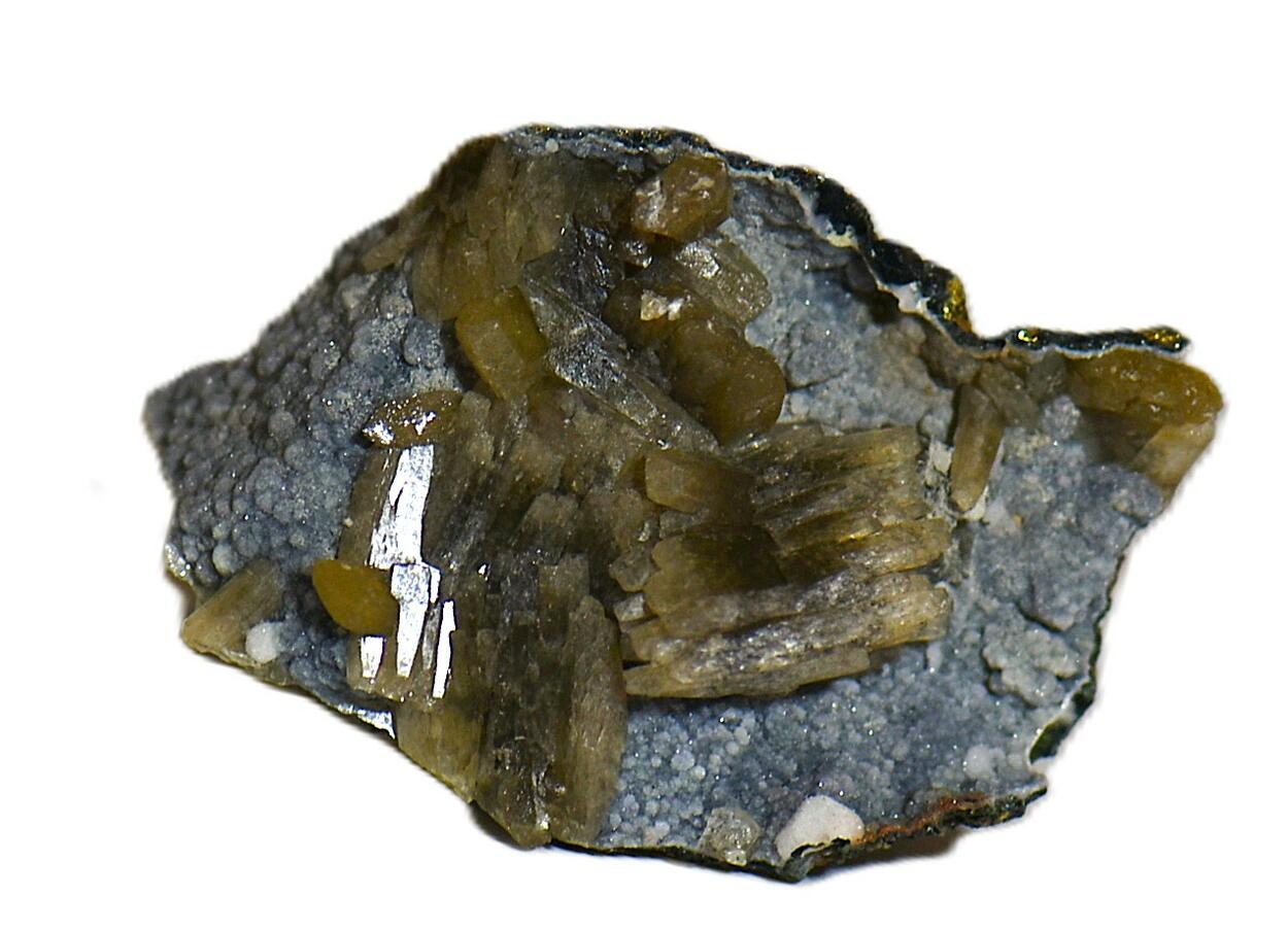 Baryte On Chalcopyrite