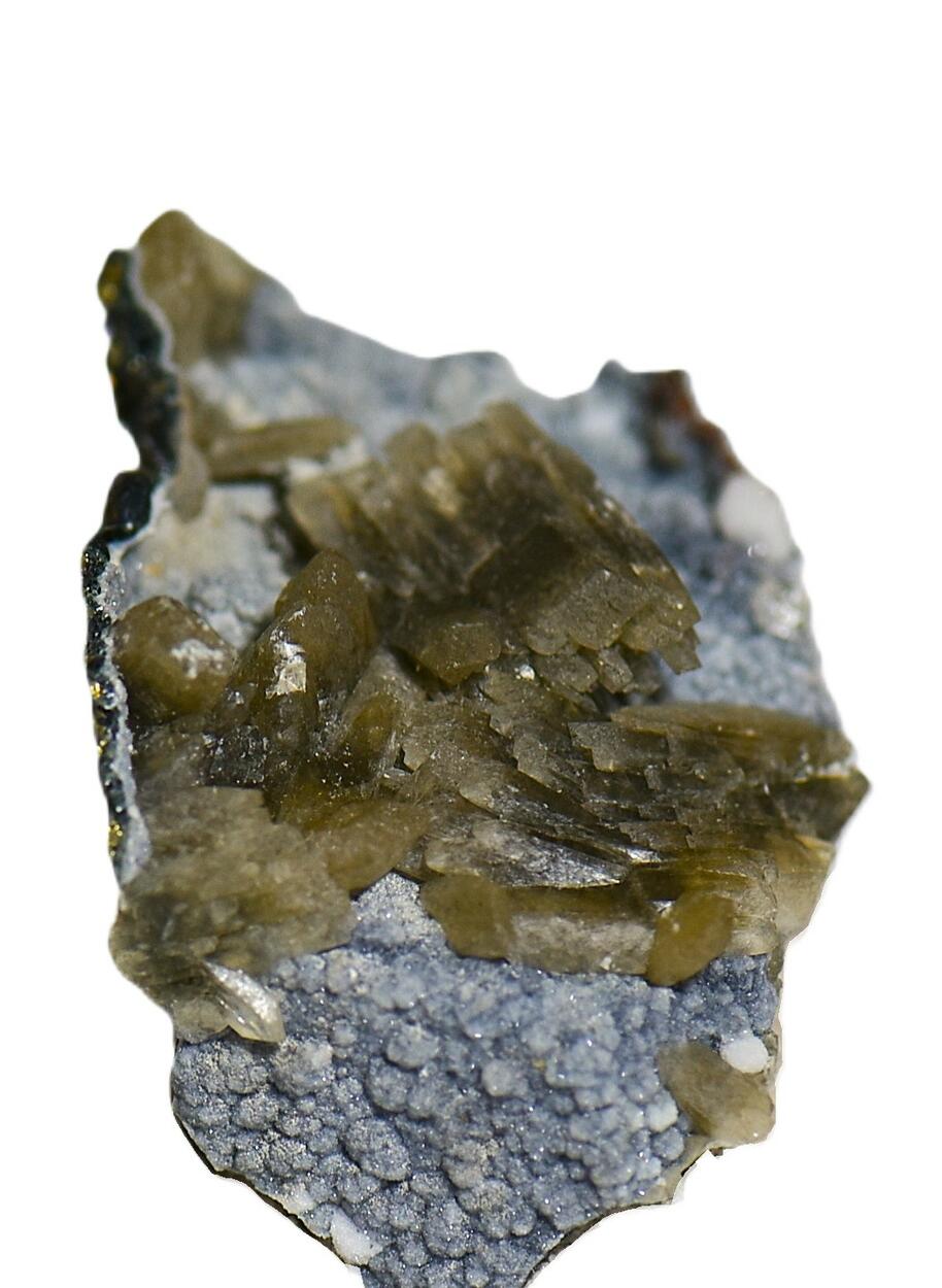 Baryte On Chalcopyrite