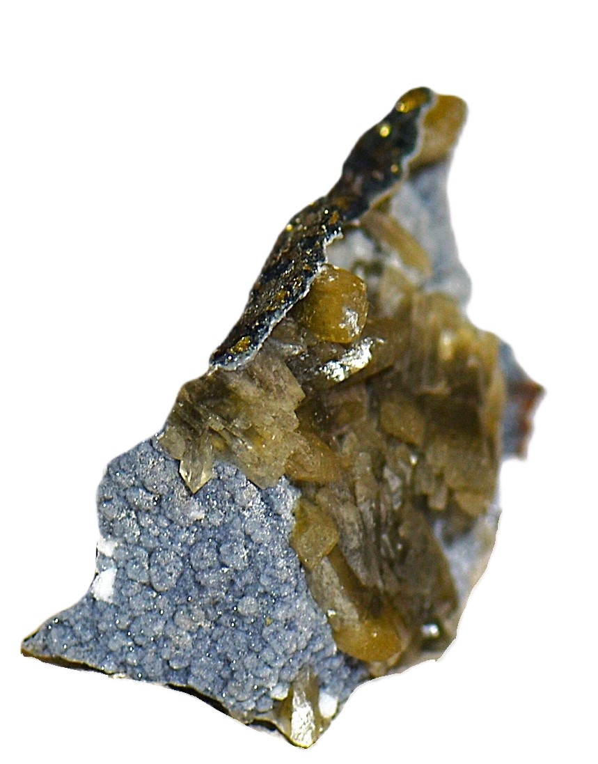 Baryte On Chalcopyrite