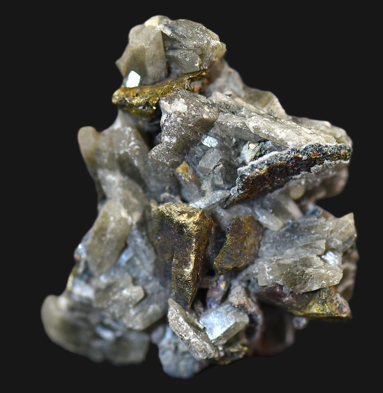 Baryte On Chalcopyrite
