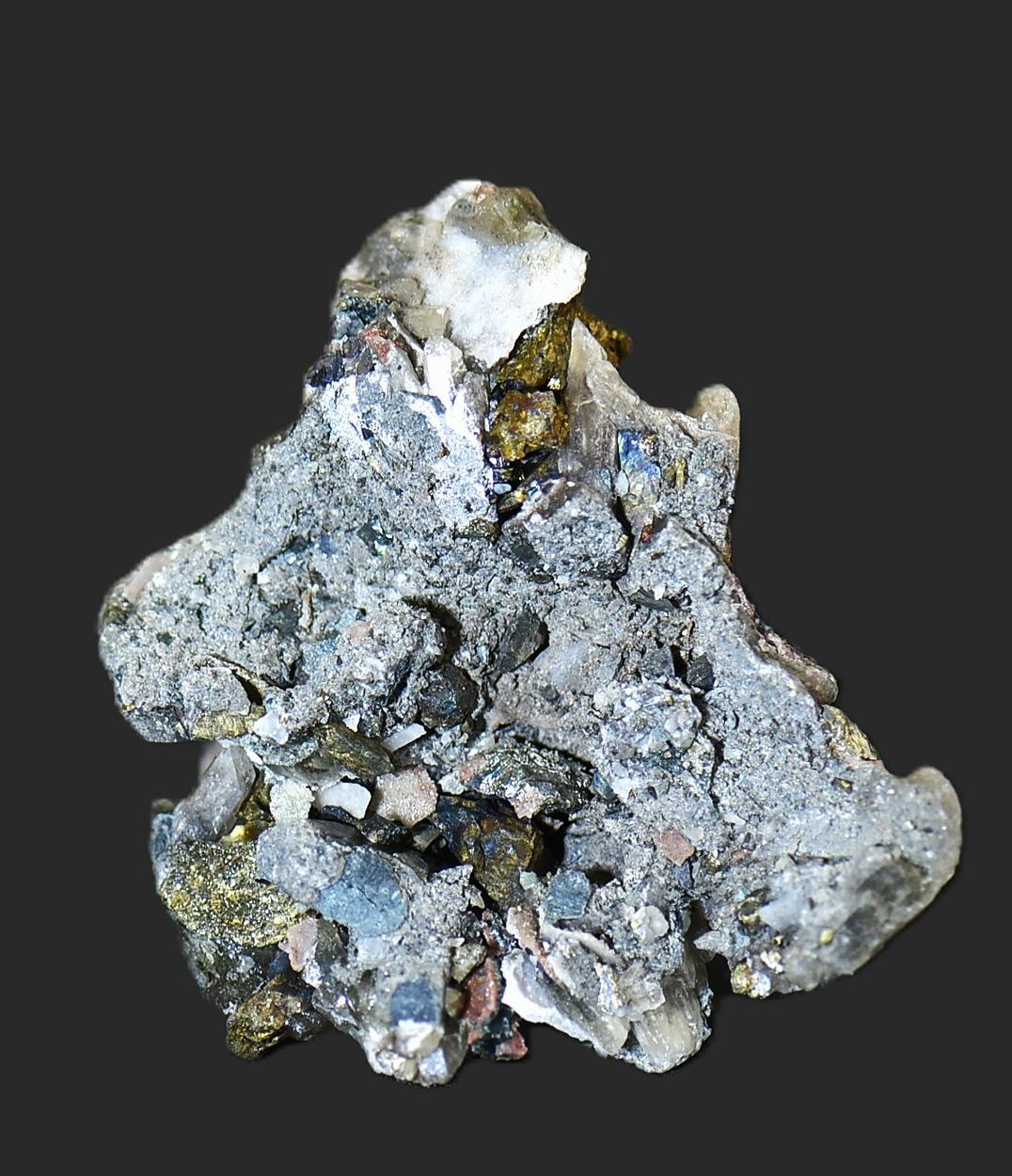 Baryte On Chalcopyrite