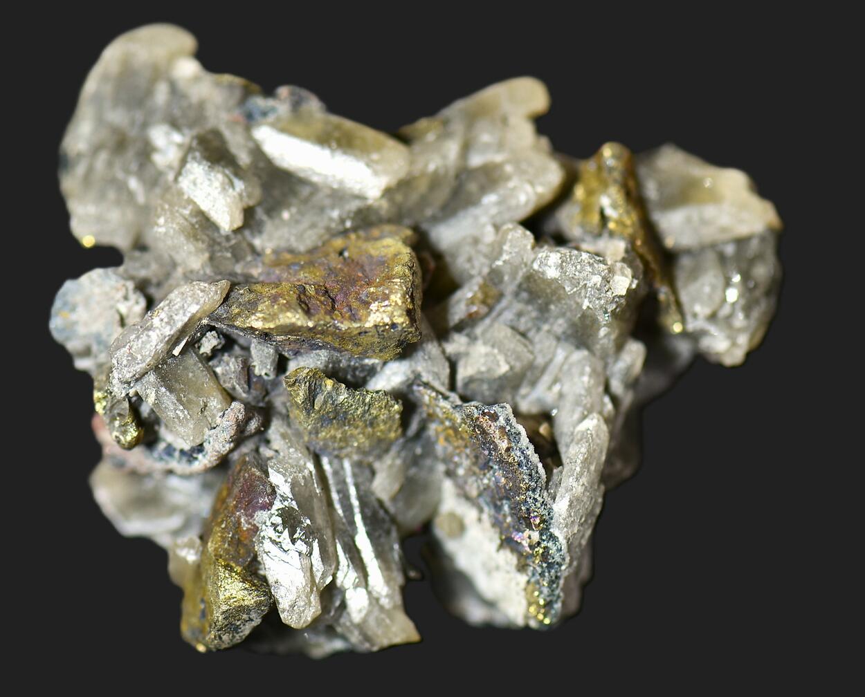 Baryte On Chalcopyrite
