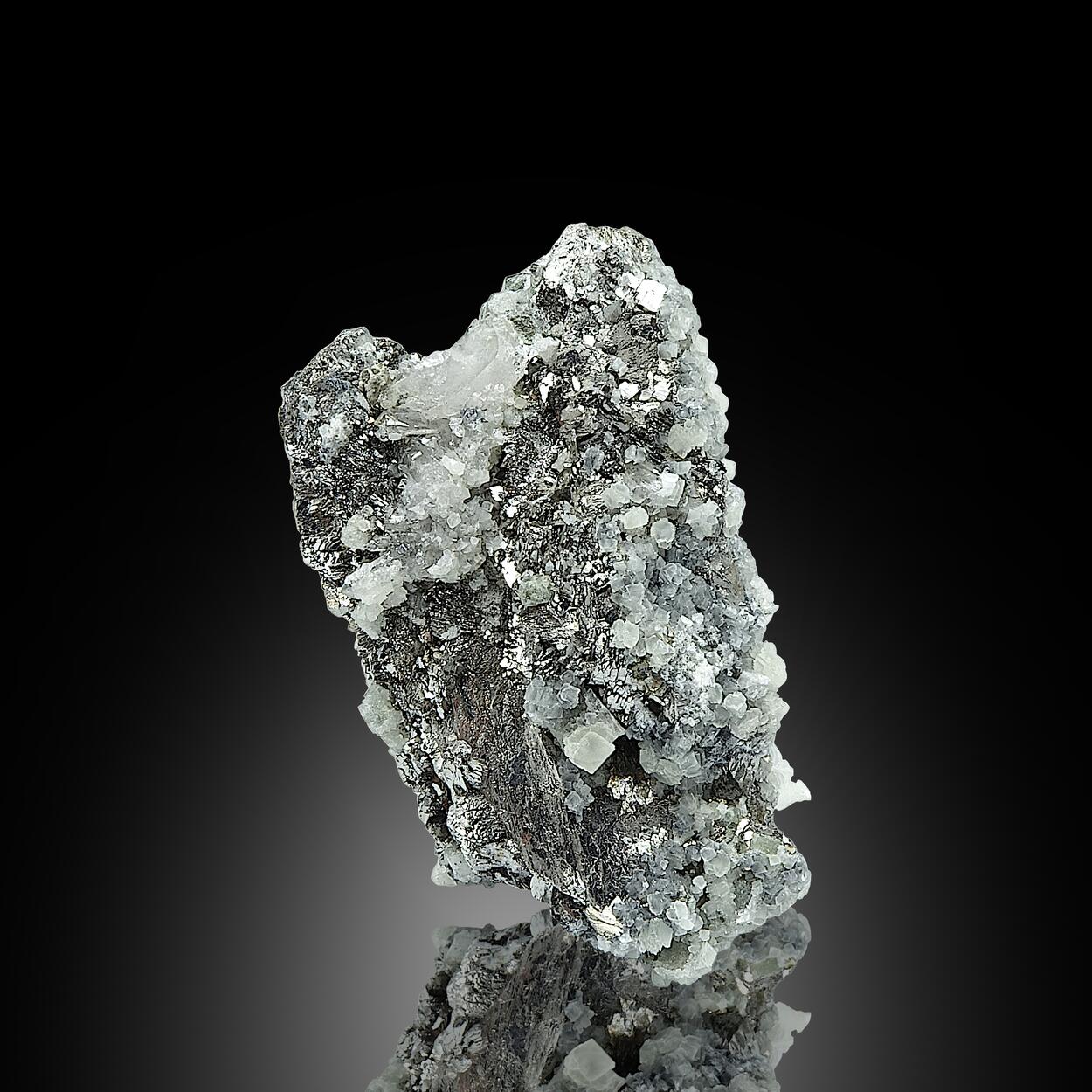 Arsenopyrite With Calcite & Apatite